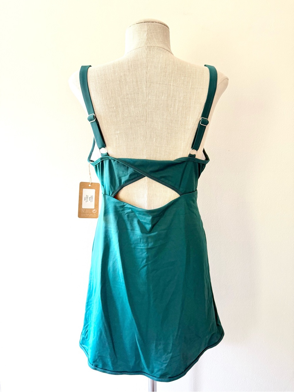 Rihoas Teal Green Swimdress with Built-In Shorts - Picture 11 of 12